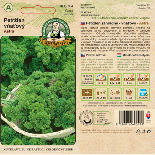 #10035 Petržlen vňaťový ASTRA 2g Tradičné osivá