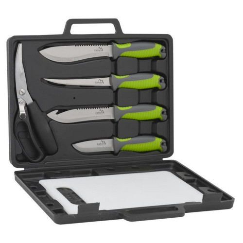 #10075 Nože Grilovacie Cattara sada 4+1+1