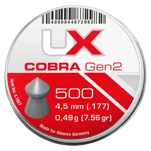 #10090 Diabolo Umarex Cobra Gen2 500ks kal.4,5mm
