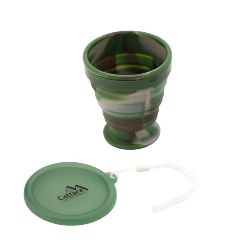 #10097 Silikónový skladací kelímok ARMY 200ml