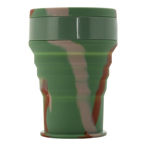 #10100 Silikónový skladací kelímok ARMY 350ml.jpg 1