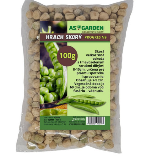 #10108 Hrach skorý PROGRESS No.9 100g AS GARDEN