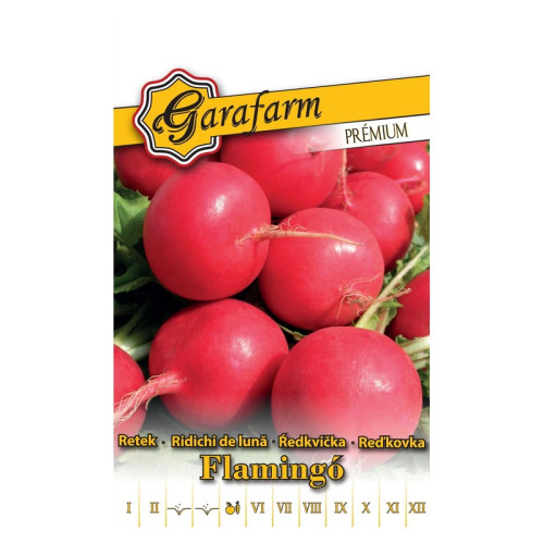 #10152 Reďkovka Flamingó - skorá, guľatá