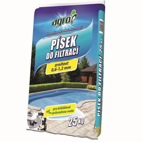 #10351 Piesok kremičitý do bazénovej filtrácie 25kg AGRO