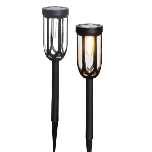 #10371 Lampa Garden Elis, solárna, čierna, LED, 7,5x42 cm - 1ks