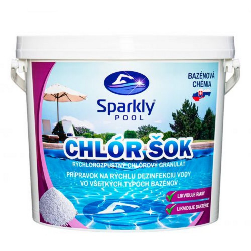 #10395 CHlór ŠOK 3 kg - Sparkly
