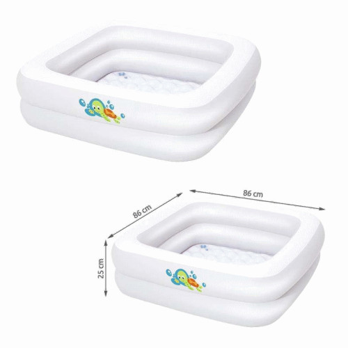 #10496 Nafukovací bazénik 86x86x25cm BESTWAY 51116