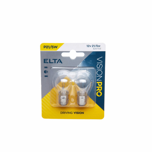 #10727 Elta Vision Pro Blister 12V 21 5W Bay15D P21 5W Žiarovka
