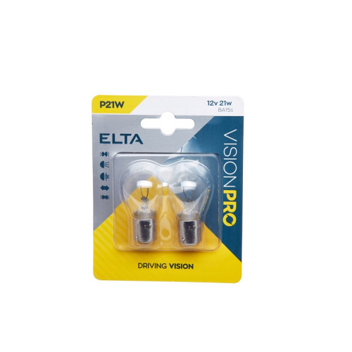 #10728 Elta Vision Pro Blister 12V 21W Ba15s P21W Žiarovka