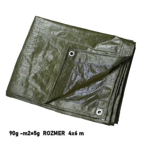 #10757 Krycia plachta 90g-m2±5g rozmer 4x6 m