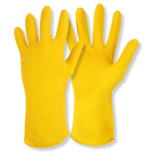 #10780 Rukavice NINA 7 latex žlté