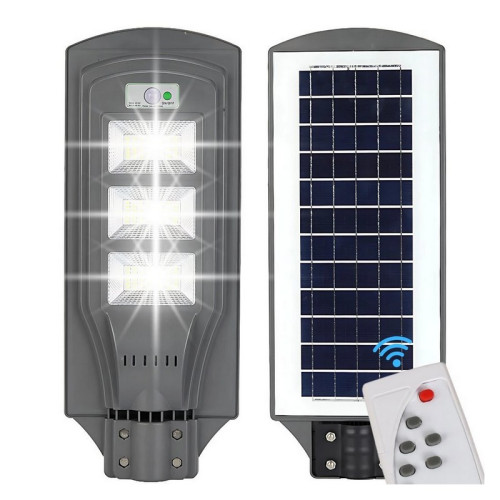 #10793 Solárne pouličné LED svetlo s diaľkovým ovládaním