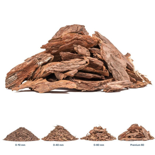 #10848 Borovicová mulčovacia kôra Premium 60, 20 - 80 mm, 70 l