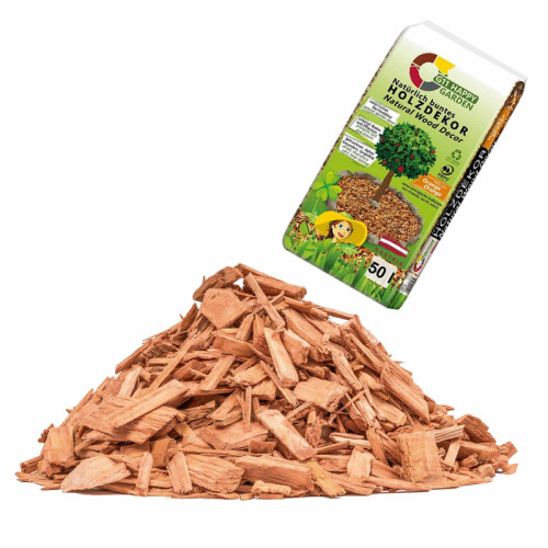 #10849 Dekoračná štiepka oranžová 50 l