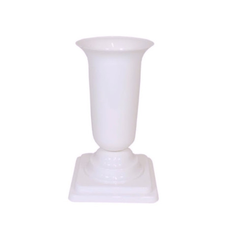 #10863 Váza DAMA 1060 10,5cm biela