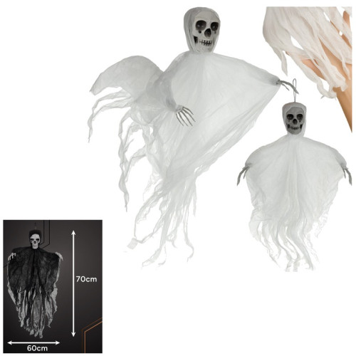 #10878 Biela závesná kostra - dekorácia Ruhhy 26124