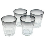 #11001 Plastové poháre Bo-Camp, 4 kusy, 200 ml, dymové