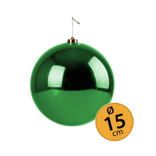 #11016 Vianočná Guľa Jumbo xxl o 15 cm - zelená