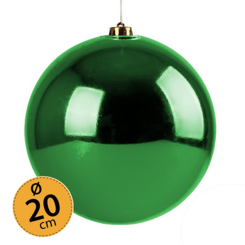 #11017 Vianočná Guľa Jumbo xxl o 20 cm - Zelená