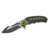 #11235 Nôž zatvárací COBRA 20cm s poistkou zelená-čierna
