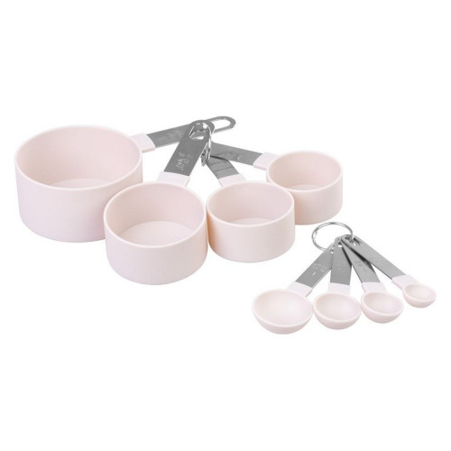 #11282 Odmerky lyžicové a hrnčekové, kuchynská, sada 8 ks, 2,5 ml - 236 ml