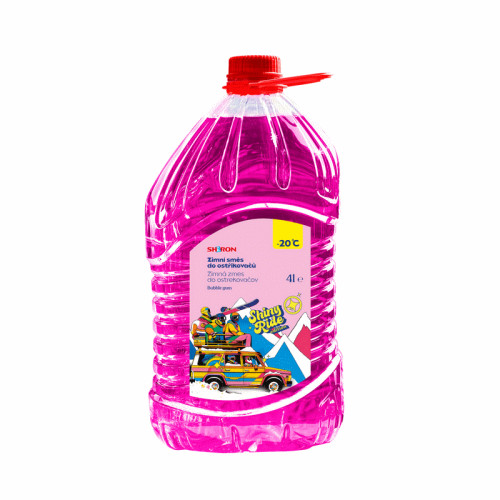 #11304 SHERON Shiny Ride Ostrekovač -20 °C Bubble gum PET 4 lt