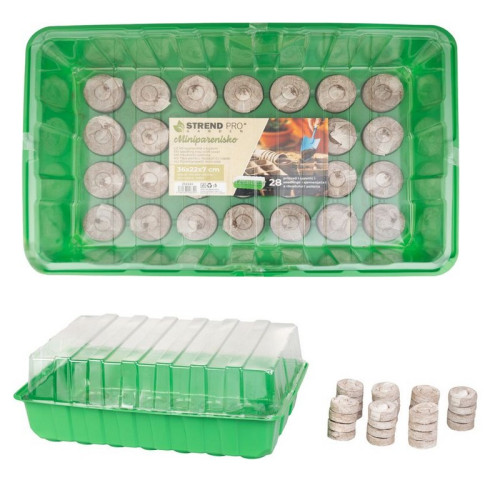 #11337 Miniparenisko Herrison MG-029, s 28 kokosovými peletami, 36x22x7 cm