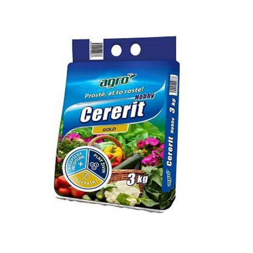 #11412 AGRO CERERIT HOBBY GOLD 3 KG VRECE - KOMPAKTOVANÉ HNOJIVO