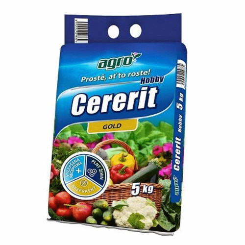 #11411 AGRO CERERIT HOBBY GOLD 5 KG VRECE - KOMPAKTOVANÉ HNOJIVO