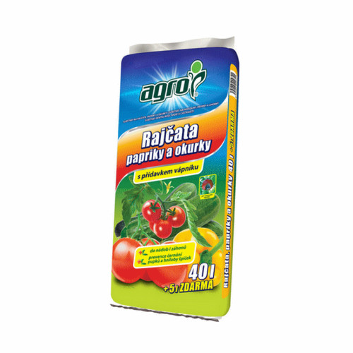 #11424 AGRO SUBSTRÁT NA PARADAJKY PAPRIKY UHORKY 40+5L
