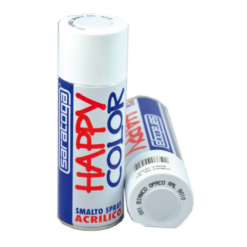 #11487 Happy Color - akrylová farba - biela matná RAL 9010 400 ml