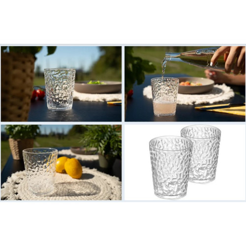#11538 Akrylové poháre na pitie  Zelva 400 ml (sada 2 kusov)4