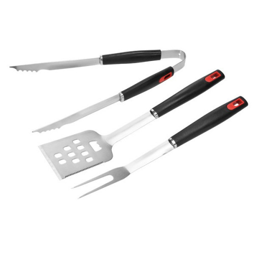 Grilovací set BBQ nerez - plast  3 diel.