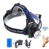 LED- čelovka ZOOM CREE XM-LT6 so senzorom