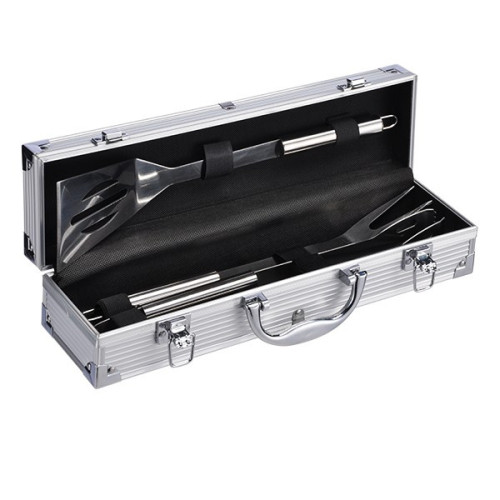 Grilovací set v kufríku 4 dielny