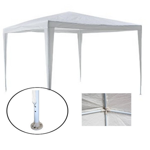 Altánok 3x3 m PE -biely