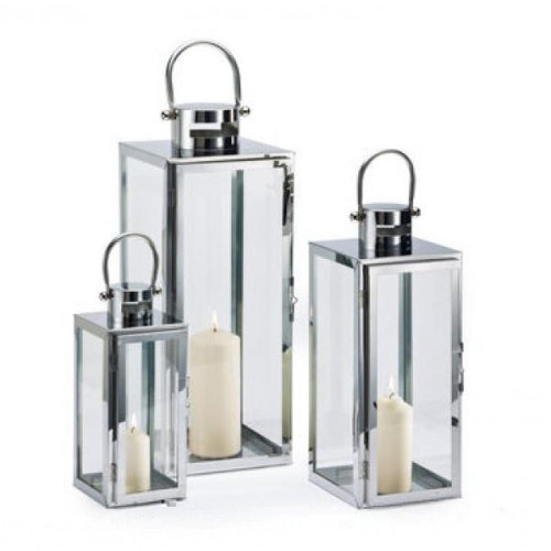 Lampáš nerezový  3 ks