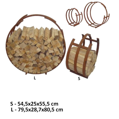 Stojan na palivové drevo ROSTIK - L