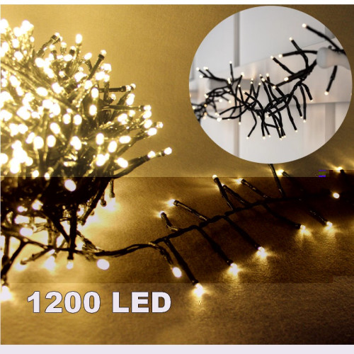 LED svetelná reťaz CLUSTER 1200 LED - 8 funkcii