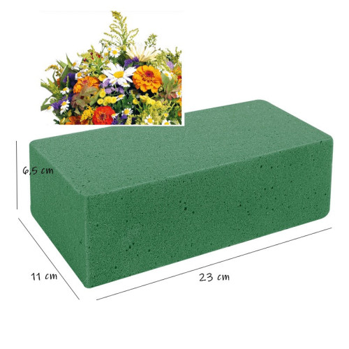 Aranžovacia pena na rezané kvety 23x11x6,5 cm