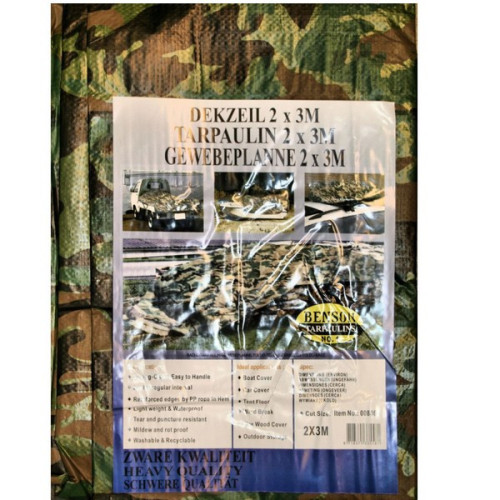 Krycia plachta 2x3 m CAMU