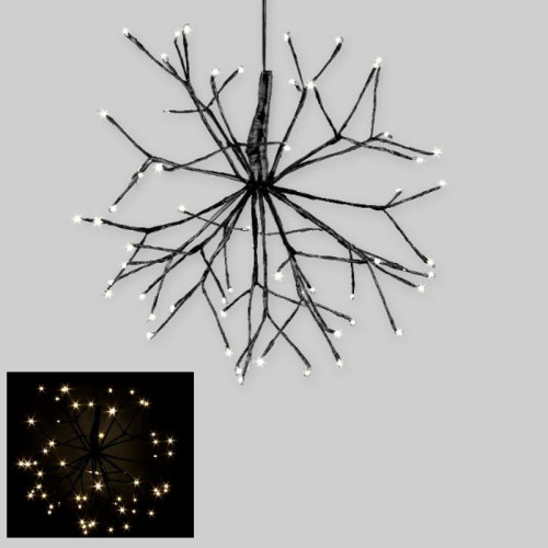 LED Vianočná Hviezda EXPLODER STAR - 60 LED čierna