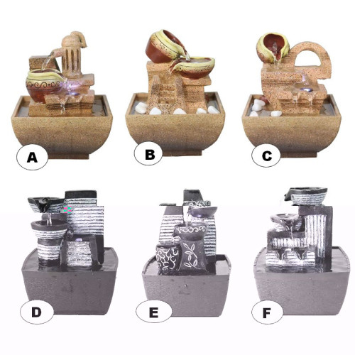 Bytová fontána s pumpou a LED - Kaskáda