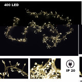 LED svetelná reťaz SLZY - 400 LED - 8 funkcii