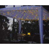 LED svetelná sieť 3x3 m - teplá biela