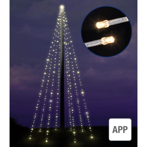 LED svetelná reťaz na stožiare 400 LED