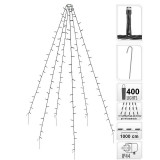 LED svetelná reťaz na stožiare 400 LED