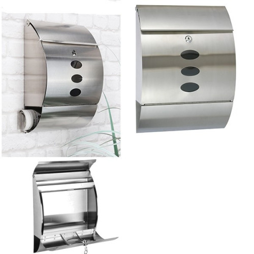 Nerezová poštová schránka + box na noviny 60117