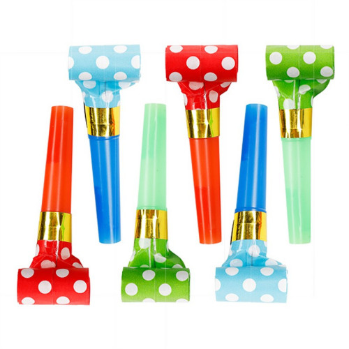 Párty Trúbka COLOR 6 ks - set