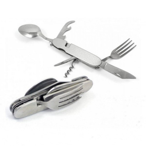 Turistický príbor Skladací - 5560 - 6v1